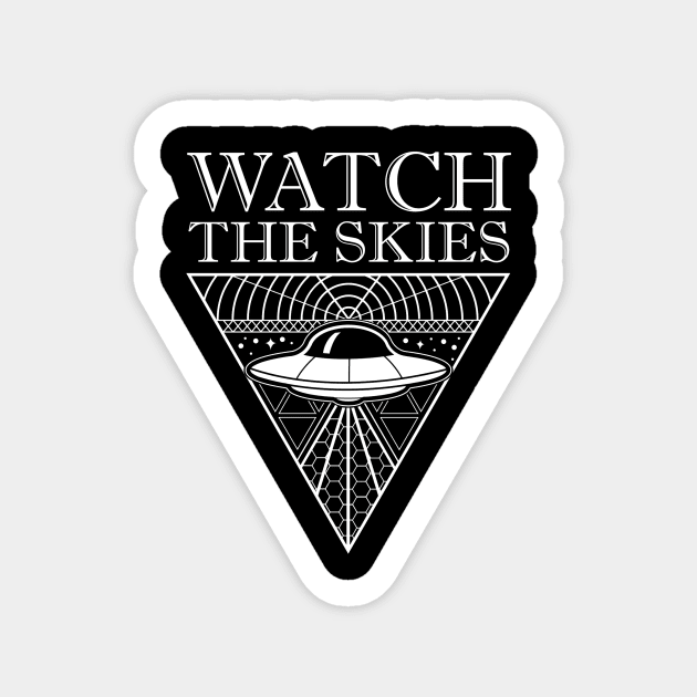 WATCH THE SKIES Sticker by obeyedparasite